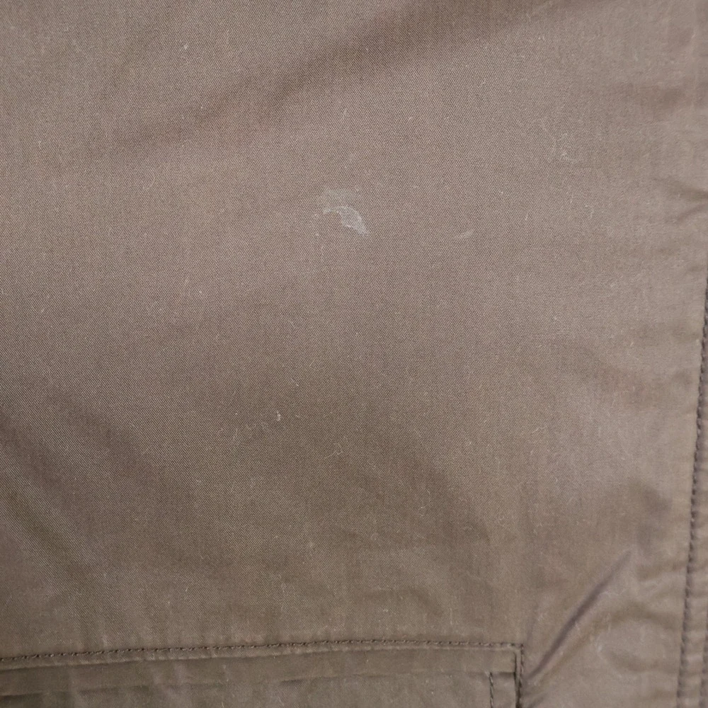 Vintage 2004 Gap‎ Reversible Faux Fur Cotton Vest Large Y2K Gilet Brown